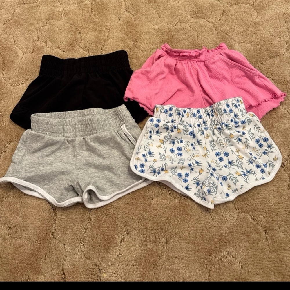 4-Piece Girls' Shorts Bundle